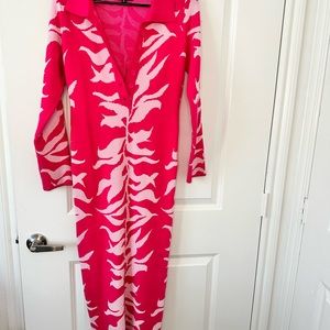 Medium long sleeve maxi dress